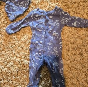 3 Month Pjs With Hat